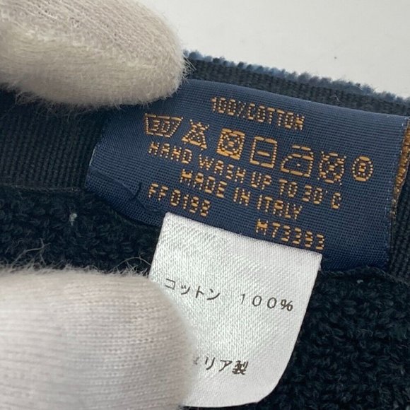 Authentic LOUIS VUITTON M73393 Damier Cobalt Cobalt Lace beach towel bath towel - Picture 6 of 13